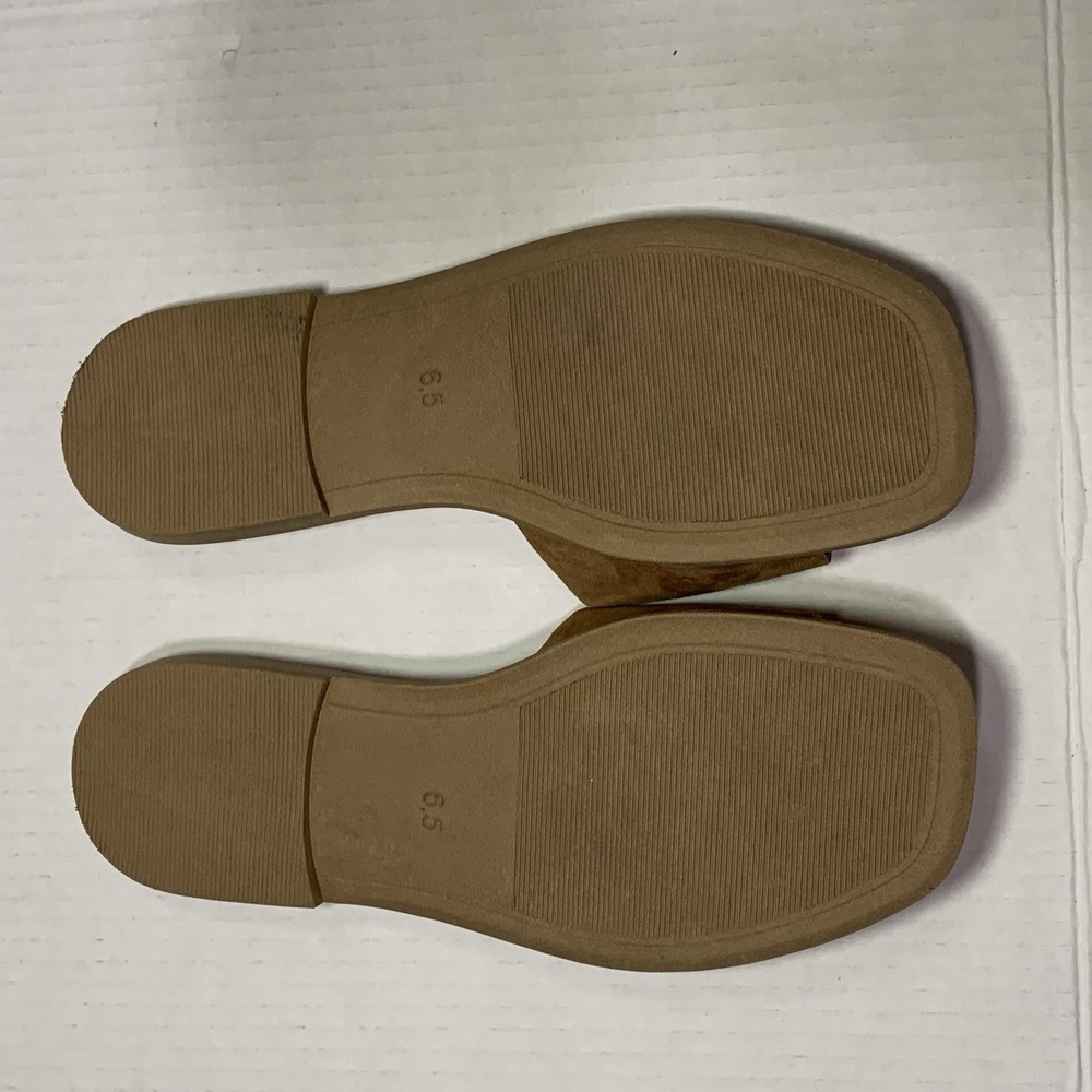 Seychelles Manhattan Slide Brown Suede Leather Buckle Sandals Women's Size 6.5 - Picture 7 of 10